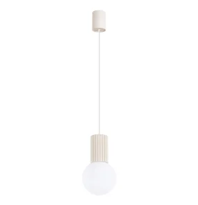 Lampa wisząca HALO 1 SL.1719 oprawa w kolorze beżowym Sollux Lighting