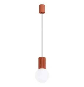 Lampa wisząca HALO 1 SL.1729 oprawa w kolorze czerwonej ochry Sollux Lighting