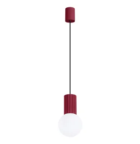 Lampa wisząca HALO 1 SL.1749 oprawa w kolorze burgundowym Sollux Lighting