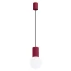 Lampa wisząca HALO 1 SL.1749 oprawa w kolorze burgundowym Sollux Lighting