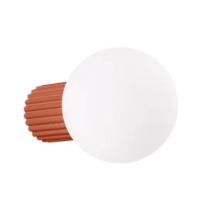 Kinkiet HALO SL.1727 oprawa w kolorze czerwonej ochry Sollux Lighting