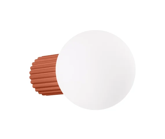 Kinkiet HALO SL.1727 oprawa w kolorze czerwonej ochry Sollux Lighting