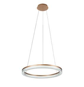 Lampa wisząca Midway Cristal Triangle LP-033/1P S GD Cr Tria oprawa w kolorze złotym LIGHT PRESTIGE