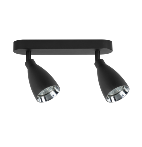 Listwa sufitowa Campana LP-3103/2WS BK oprawa w kolorze czarnym LIGHT PRESTIGE