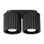 Lampa sufitowa AURA 2 GU10 SL.1785 oprawa w kolorze czarnym Sollux Lighting
