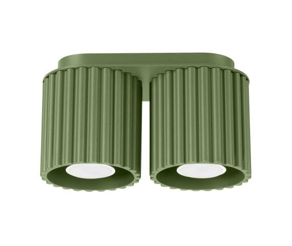 Lampa sufitowa AURA 2 GU10 SL.1795 oprawa w kolorze oliwkowym Sollux Lighting