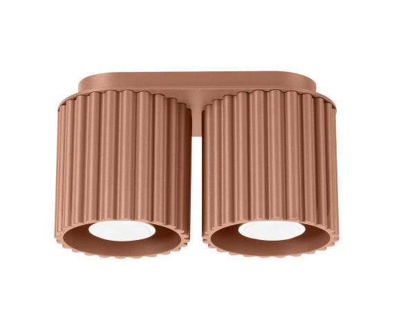 Lampa sufitowa AURA 2 GU10 SL.1805 oprawa w kolorze mokka Sollux Lighting