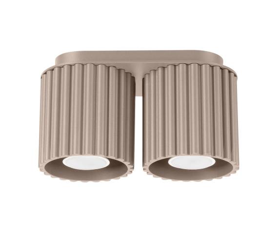 Lampa sufitowa AURA 2 GU10 SL.1815 oprawa w kolorze taupe Sollux Lighting