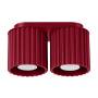 Lampa sufitowa AURA 2 GU10 SL.1820 oprawa w kolorze burgundowym Sollux Lighting