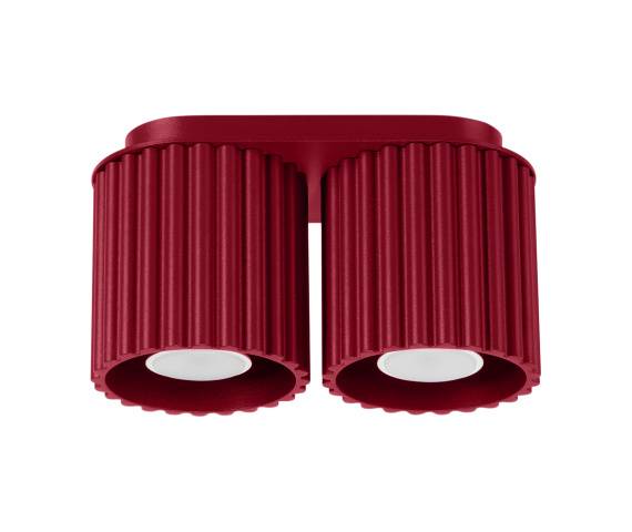 Lampa sufitowa AURA 2 GU10 SL.1820 oprawa w kolorze burgundowym Sollux Lighting