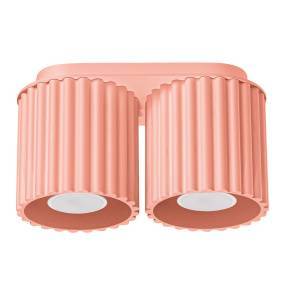 Lampa sufitowa AURA 2 GU10 SL.1825 oprawa w kolorze brzoskwiniowym Sollux Lighting