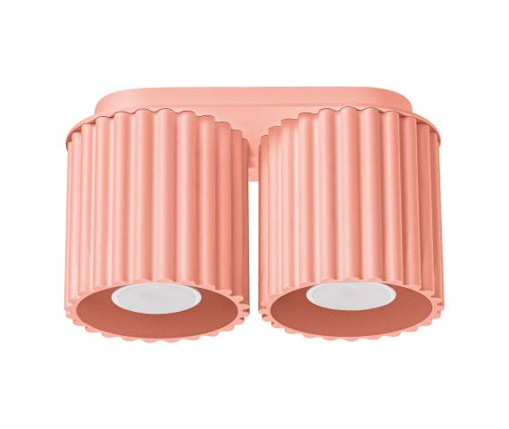 Lampa sufitowa AURA 2 GU10 SL.1825 oprawa w kolorze brzoskwiniowym Sollux Lighting