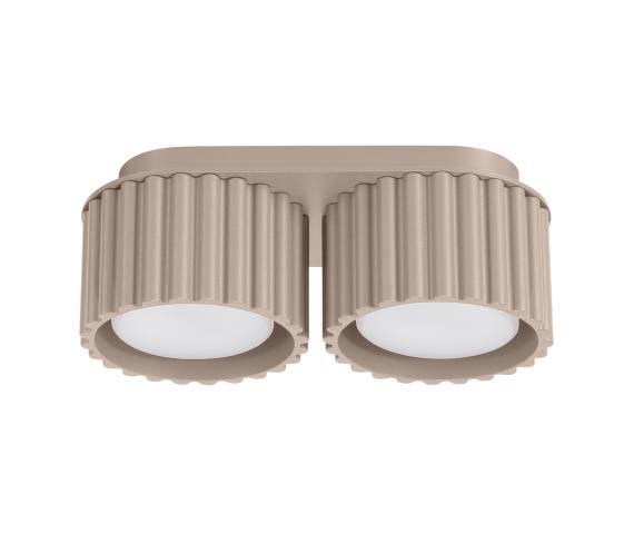 Lampa sufitowa AURA 2 GX53 SL.1818 oprawa w kolorze taupe Sollux Lighting