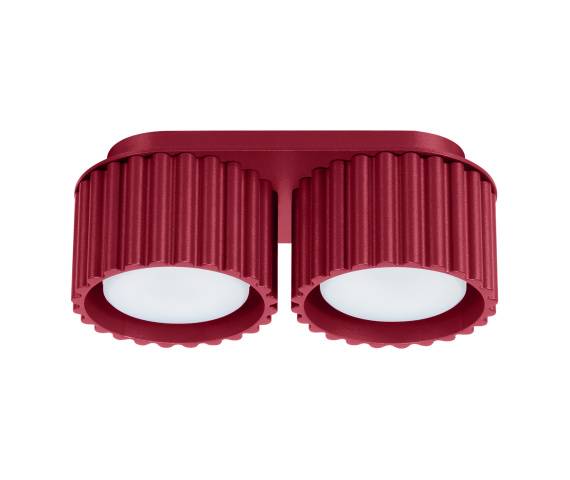 Lampa sufitowa AURA 2 GX53 SL.1823 oprawa w kolorze burgundowym Sollux Lighting