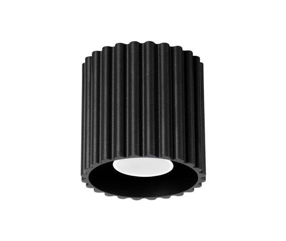 Oprawa natynkowa AURA 1 GU10 SL.1784 oprawa w kolorze czarnym Sollux Lighting