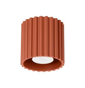 Oprawa natynkowa AURA 1 GU10 SL.1799 oprawa w kolorze ochry czerwonej Sollux Lighting