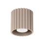 Oprawa natynkowa AURA 1 GU10 SL.1814 oprawa w kolorze taupe Sollux Lighting