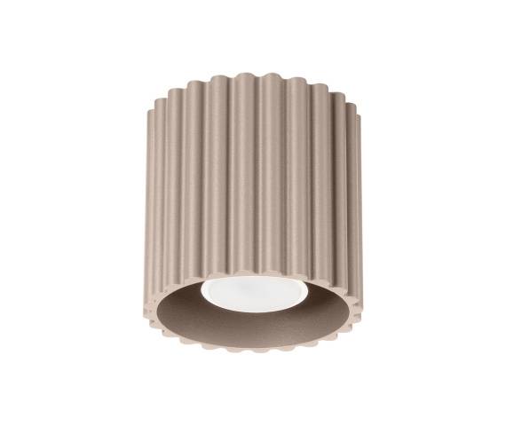 Oprawa natynkowa AURA 1 GU10 SL.1814 oprawa w kolorze taupe Sollux Lighting