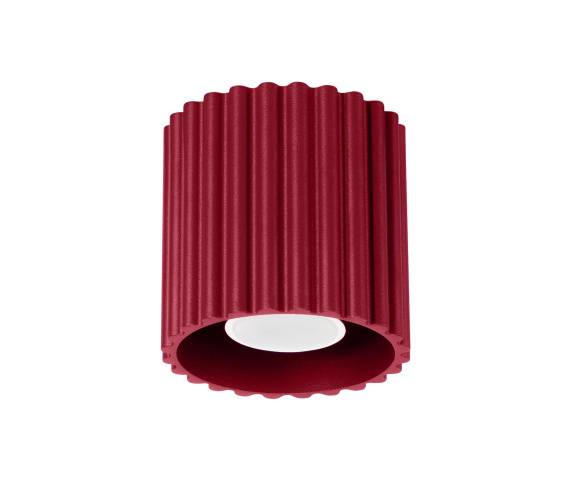 Oprawa natynkowa AURA 1 GU10 SL.1819 oprawa w kolorze burgundowym Sollux Lighting
