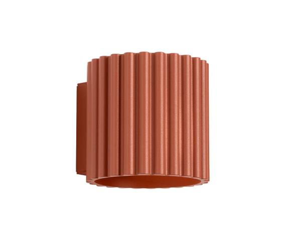 Kinkiet AURA G9 SL.1801 oprawa w kolorze ochry czerwonej Sollux Lighting