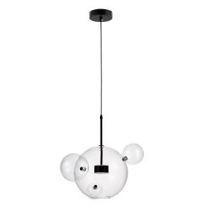 Lampa wisząca NEROMI W4 LDP 6016-4 (BK) oprawa w kolorze czarnym Lumina Deco