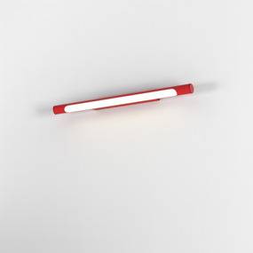 WYPRZEDAŻ Kinkiet THIN TUBE 60 FLUO 24W 26401 oprawa w kolorze czerwonym Aqform