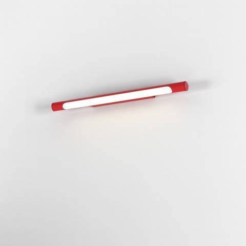 WYPRZEDAŻ Kinkiet THIN TUBE 60 FLUO 24W 26401 oprawa w kolorze czerwonym Aqform