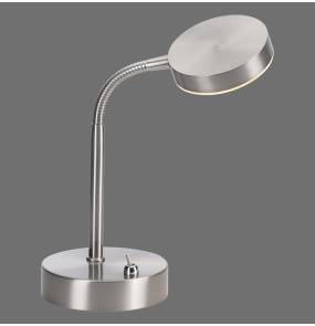 Lampa stołowa HENSKEN LAMPA 14419-55 oprawa w kolorze srebrnym ZUMA LINE by Paul Neuhaus