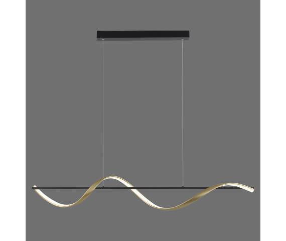 2385-13 Q-SWING LAMPA WISZĄCA MATOWY MOSIĄDZ/ANTRACYT