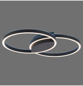 Lampa sufitowa Q-MARKO 6145-18 oprawa w kolorze czarnym ZUMA LINE by Paul Neuhaus