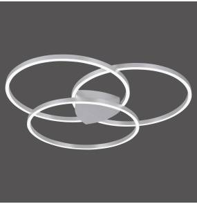 Lampa sufitowa Q-KATE 6579-95 oprawa w kolorze aluminium ZUMA LINE by Paul Neuhaus