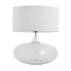 Lampa stołowa SEKWANA 3051 szklana oprawa z białym abażurem ARGON
