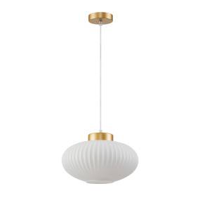 WYPRZEDAŻ Lampa wisząca Groste PND-52376-1-GD oprawa w kolorze złotym ITALUX