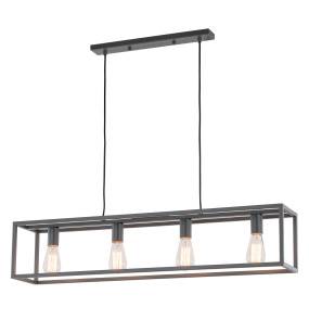 WYPRZEDAŻ Lampa wisząca Sigalo MD-BR4366-D4 GR oprawa w kolorze szarym ITALUX