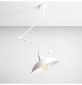 WYPRZEDAŻ Lampa sufitowa MELOS 808PL_G industrialna oprawa w kolorze białym ALDEX