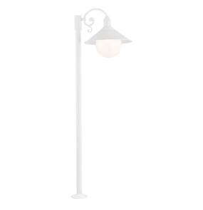 Zwenętrzna lampa stojąca ERBA BIS 3295 oprawa w kolorze białym ARGON