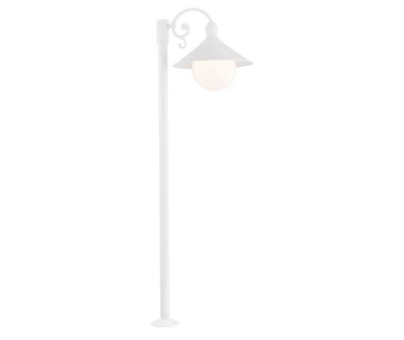 Zwenętrzna lampa stojąca ERBA BIS 3295 oprawa w kolorze białym ARGON