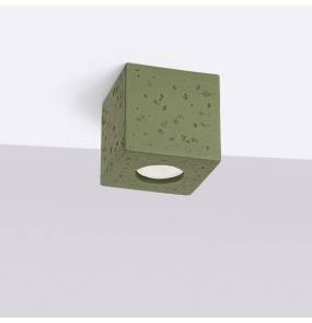 Oprawa natynkowa QUAD SL.1845 betonowa oprawa w kolorze oliwkowym SOLLUX LIGHTING