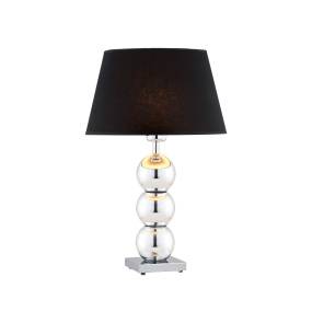 Lampa stołowa FUDŻI 3622 szklana oprawa z czarnym abażurem ARGON