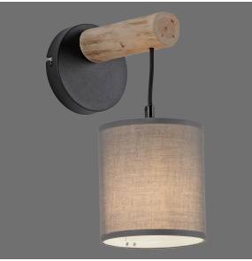 Kinkiet GREEN TRIBU 15781-29 oprawa w kolorze drewnianym i beżowym ZUMA LINE by Paul Neuhaus