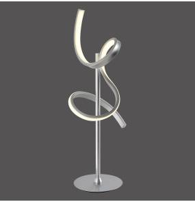 Lampa stołowa CURLS 19030-21 oprawa w kolorze srebrnym ZUMA LINE by Paul Neuhaus