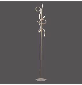 Lampa podłogowa CURLS 19031-60 oprawa w kolorze matowego mosiądzu ZUMA LINE by Paul Neuhaus