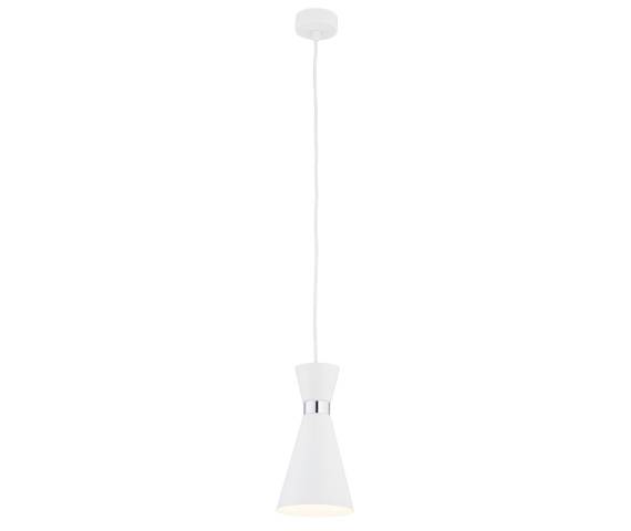 Lampa wisząca LUKKA 3892 oprawa w kolorze białym z chromowanymi elementami ARGON