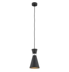 Lampa wisząca LUKKA 3896 oprawa w kolorze czarnym z chromowanymi elementami ARGON