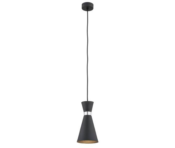 Lampa wisząca LUKKA 3896 oprawa w kolorze czarnym z chromowanymi elementami ARGON