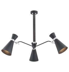 Lampa sufitowa LUKKA 1380 oprawa w kolorze czarnym ARGON