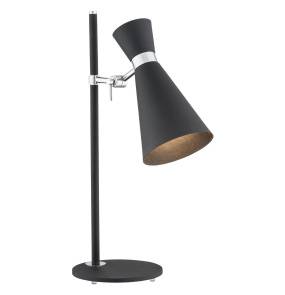 Lampa stołowa LUKKA 3894 oprawa w kolorze czarnym z chromowymi elementami ARGON