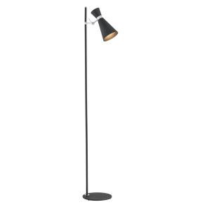 Lampa podłogowa LUKKA 3895 oprawa w kolorze czarnym z chromowanymi elementami ARGON