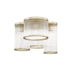 WYPRZEDAŻ Lampa sufitowa SERGIO C0528-04K-V6AC oprawa w kolorze złotym ZUMA LINE