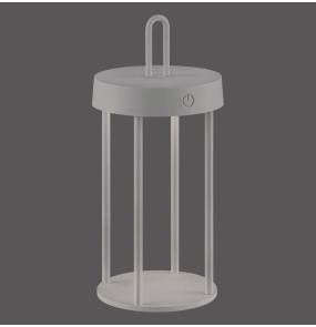 Lampa stołowa ANSELM 19300-40 oprawa w kolorze szarym ZUMA LINE by Paul Neuhaus